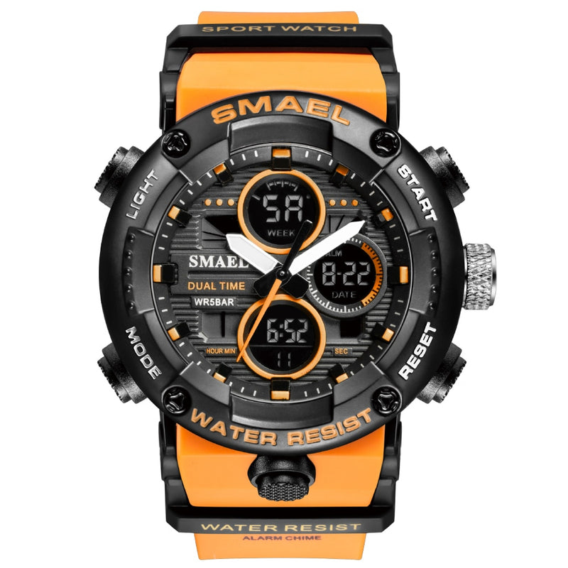 Relógio Esportivo AquaForce SMAEL Masculino à Prova d'Água - Mercado Tudo