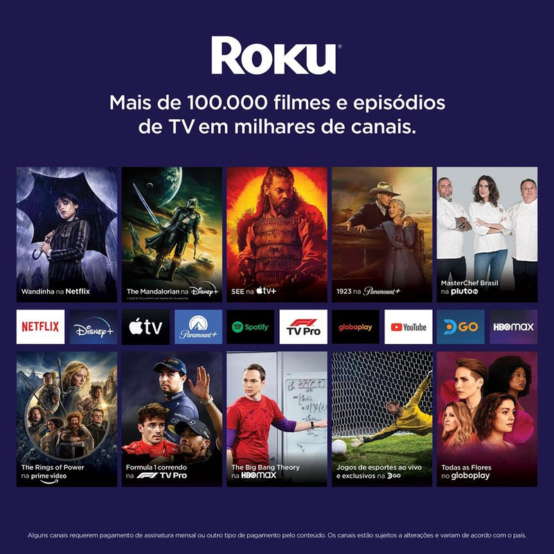 Roku Express Full HD com Controle Remoto - Streaming Simplificado - Mercado Tudo