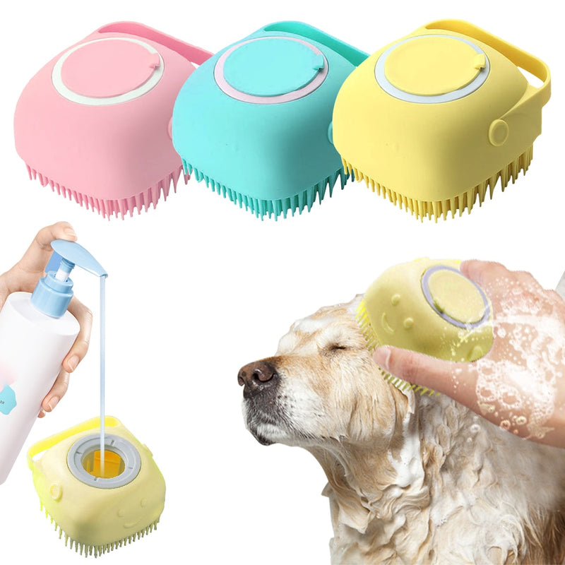 Escova Massageadora em Silicone Soft Pet™ - Mercado Tudo