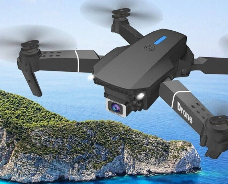 Drone E88 Original Com 2 Cameras 4k grande angular e 2 Baterias - Mercado Tudo